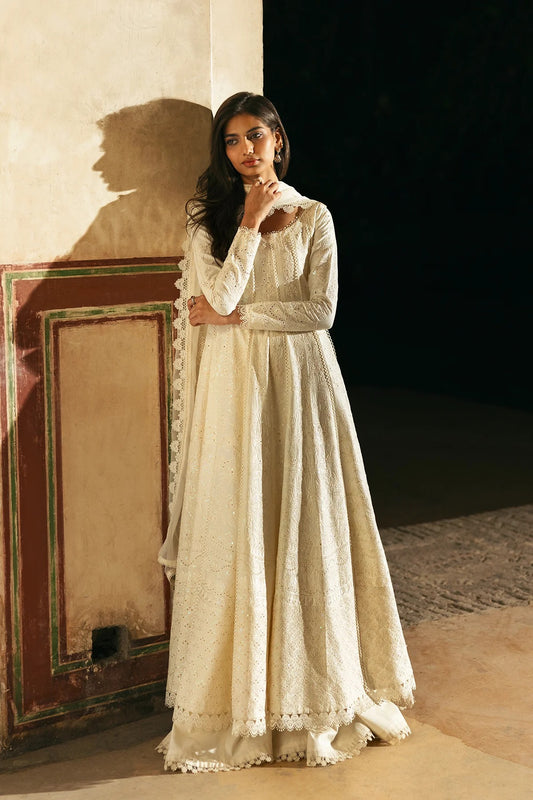 AFROZEH Mulaqaat Embroidered Printed Lawn Unstitched 3pcs