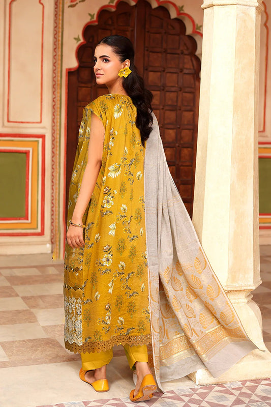 Johra Anaysha Embroidered Printed Lawn Unstitched 3Pcs