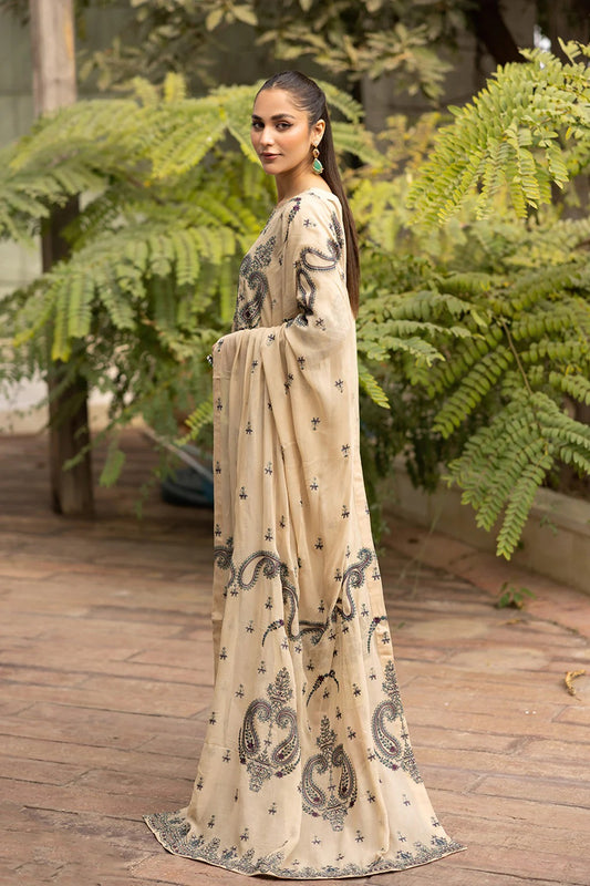 Johra Abshaam Embroidered Lawn Unstitched 3Pcs