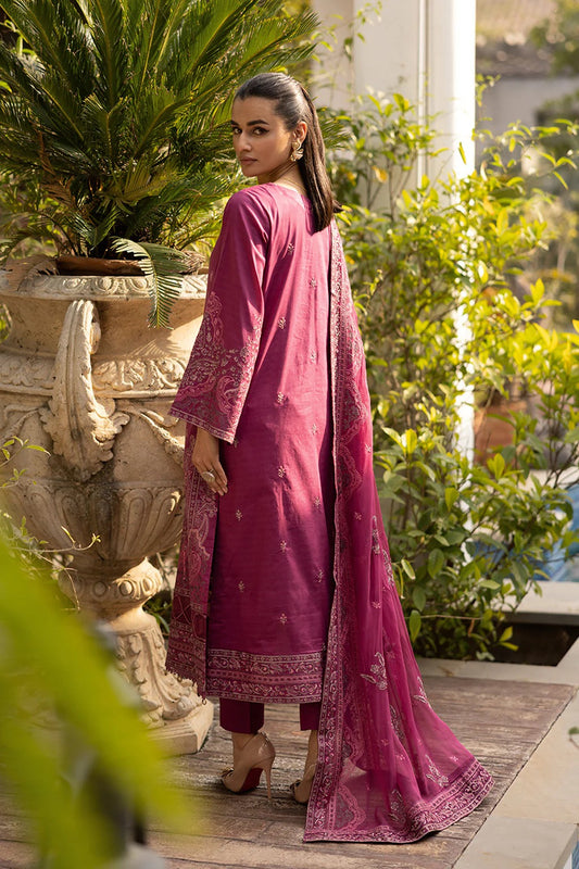 Johra Abshaam Embroidered Lawn Unstitched 3Pcs