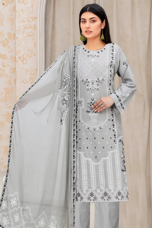 Nora Vol-22 Embroidered & Sequence Work Unstitched 3pcs