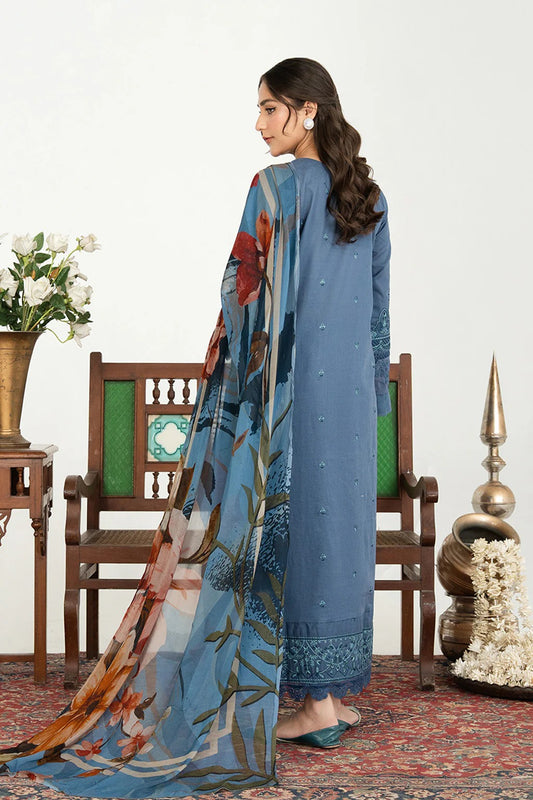 Johra Anavia Embroidered Bana Dora Lawn Unstitched 3Pcs