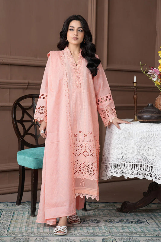 Sariya By Johra Chikankari Lawn Unstitched 3Pcs