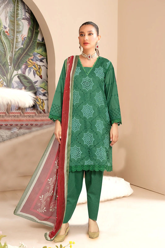 Johra Khani Embroidered Chikankari Lawn Unstitched 3Pcs