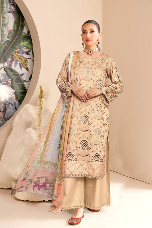 Johra Khani Embroidered Chikankari Lawn Unstitched 3Pcs