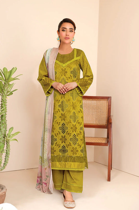 Johra Khani Embroidered Chikankari Lawn Unstitched 3Pcs