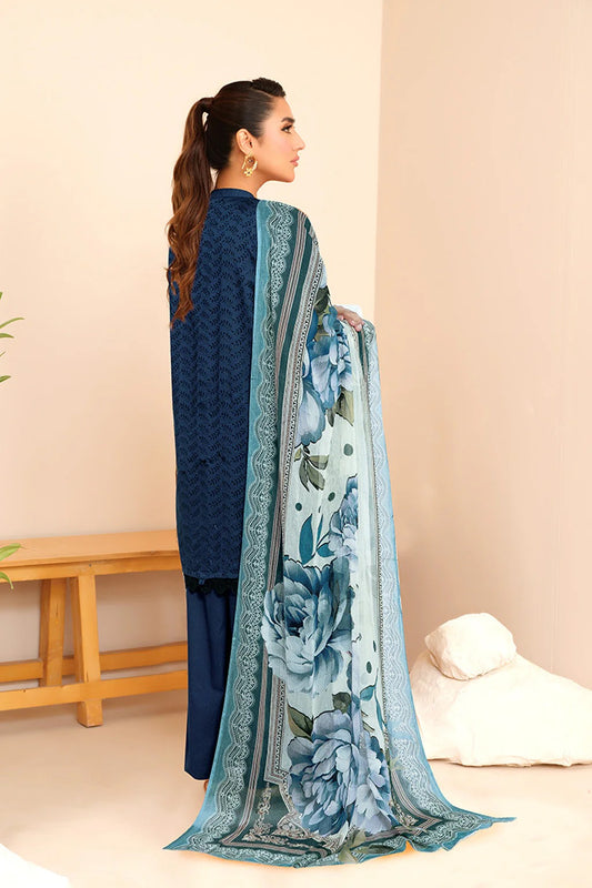 Johra Khani Embroidered Chikankari Lawn Unstitched 3Pcs