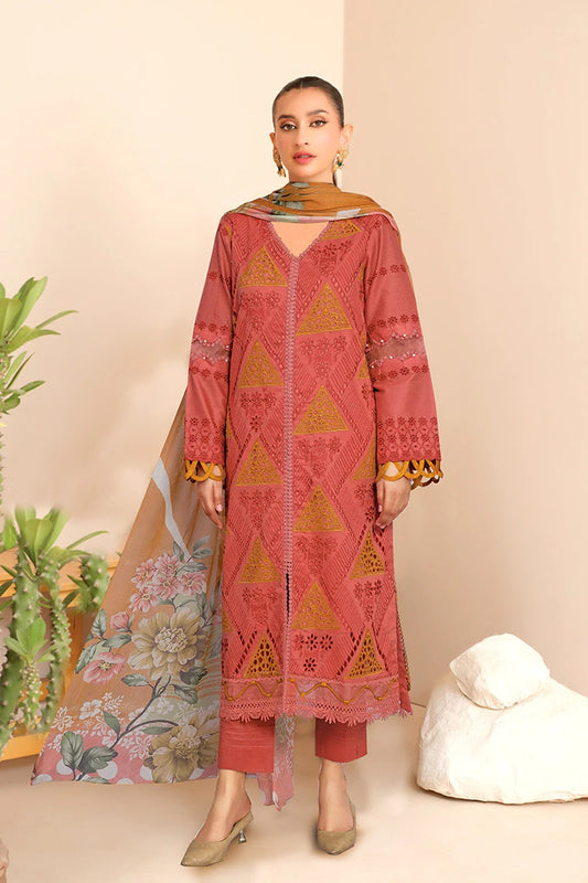 Johra Khani Embroidered Chikankari Lawn Unstitched 3Pcs