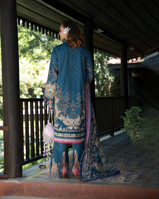 Jade Urbane Embroidered Lawn Unstitched 3pcs