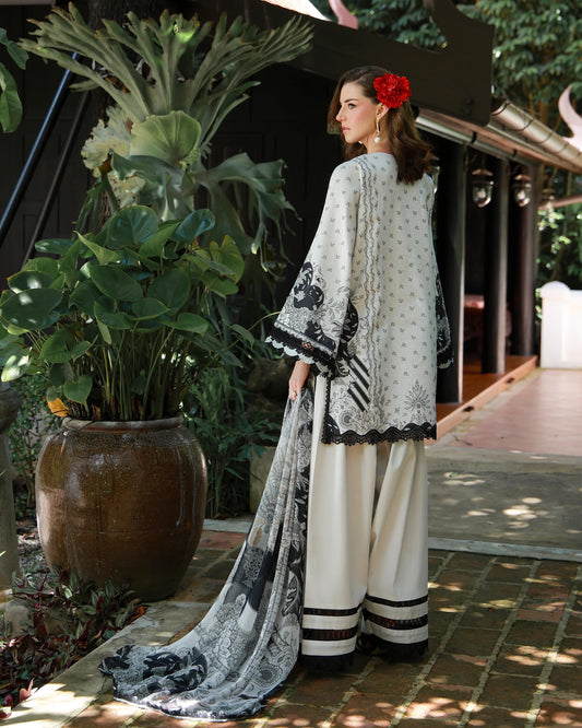 Jade Urbane Embroidered Lawn Unstitched 3pcs