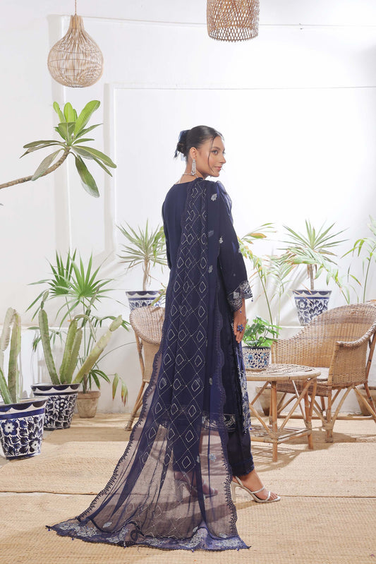 Guldasta By Bin khalid Luxury Chiffon Unstitched 3pcs