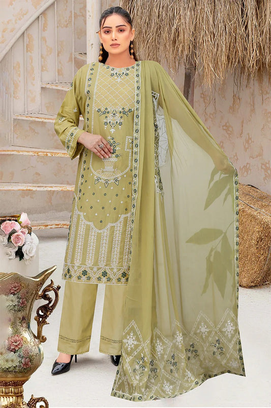 Nora Vol-22 Embroidered & Sequence Work Unstitched 3pcs