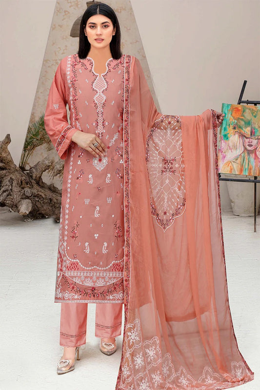 Nora Vol-22 Embroidered & Sequence Work Unstitched 3pcs