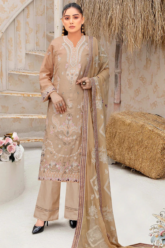 Nora Vol-22 Embroidered & Sequence Work Unstitched 3pcs