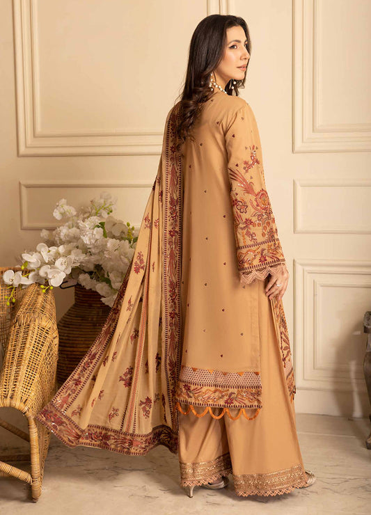 Pinks Swiss By Johra Embroidered Unstitched 3Pcs