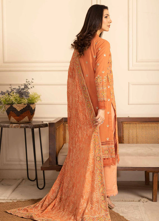 Pinks Swiss By Johra Embroidered Unstitched 3Pcs