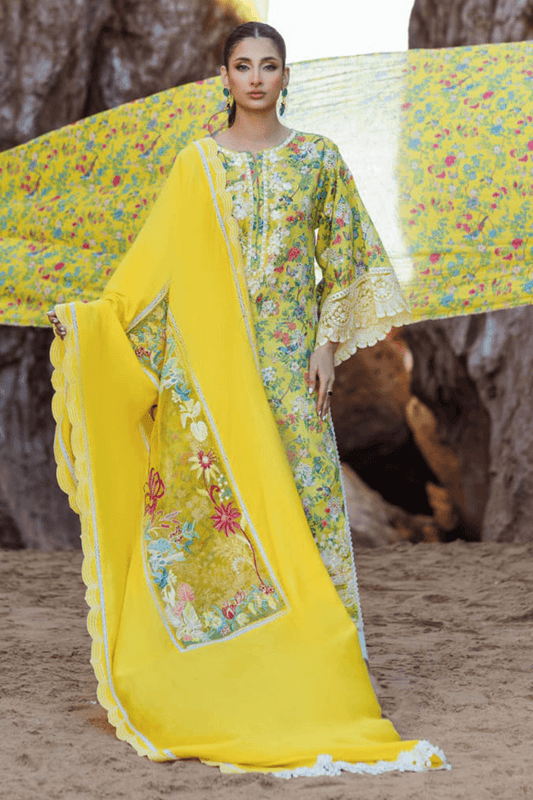 Khwaab By Sidra Fahad Luxury Embroidered 3pcs - Jotey