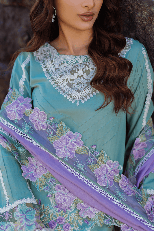 Khwaab By Sidra Fahad Luxury Embroidered 3pcs - Jotey