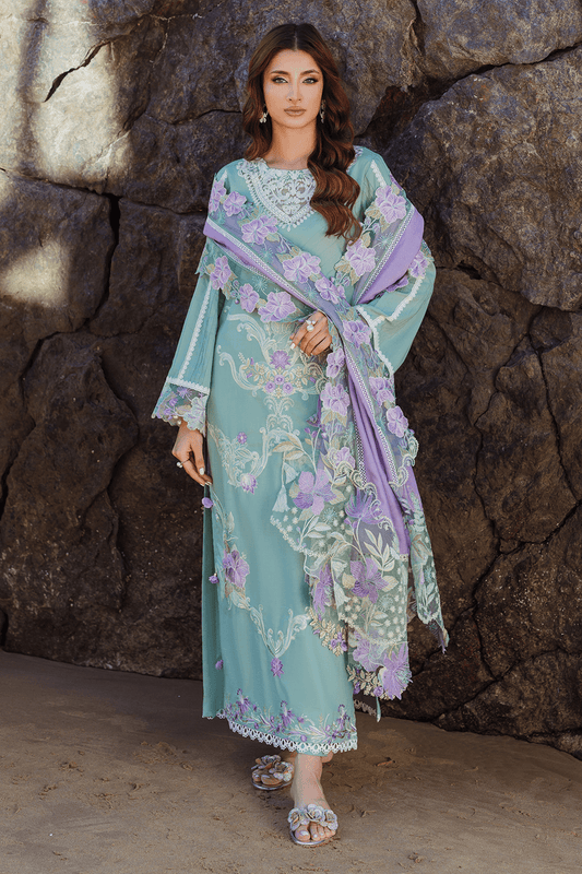 Khwaab By Sidra Fahad Luxury Embroidered 3pcs - Jotey