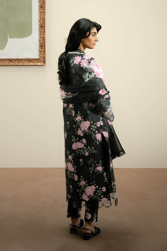 AYZEL The Bare Minimum Embroidered Unstitched Lawn 3pcs - Jotey