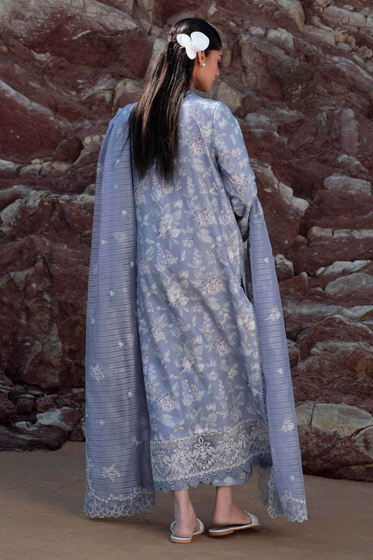 Afrozeh Summer Together Vol-III Unstitched Lawnkari 3pcs - Jotey