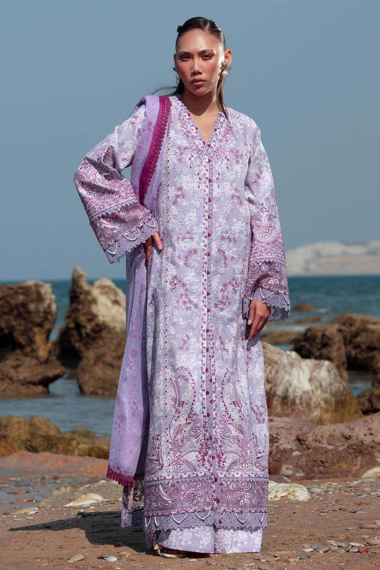 Afrozeh Summer Together Vol-III Unstitched Lawnkari 3pcs - Jotey