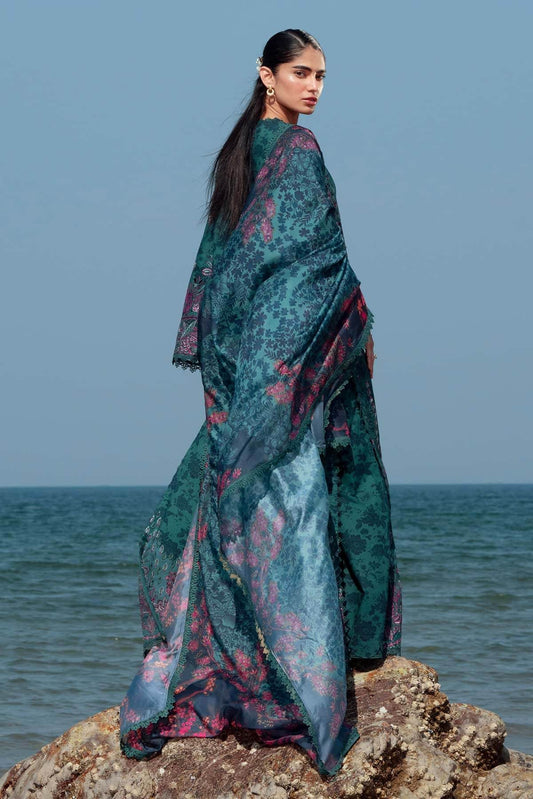 Afrozeh Summer Together Vol-III Unstitched Lawnkari 3pcs - Jotey