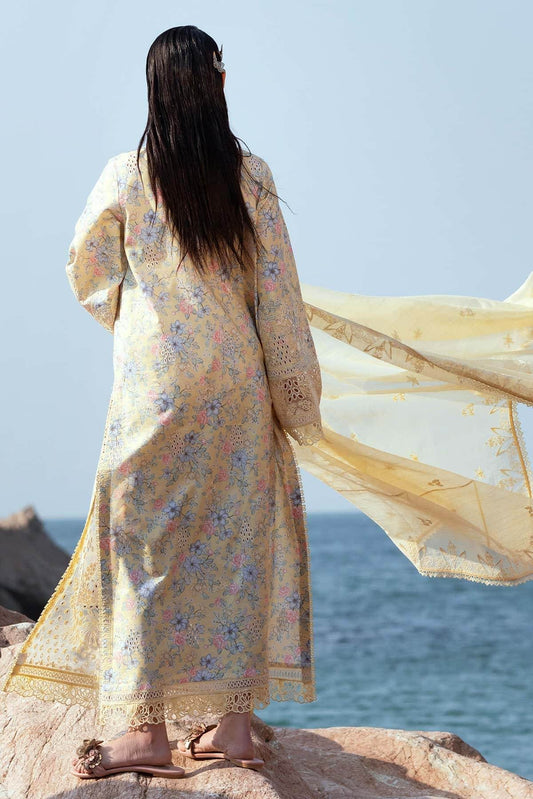 Afrozeh Summer Together Vol-III Unstitched Lawnkari 3pcs - Jotey