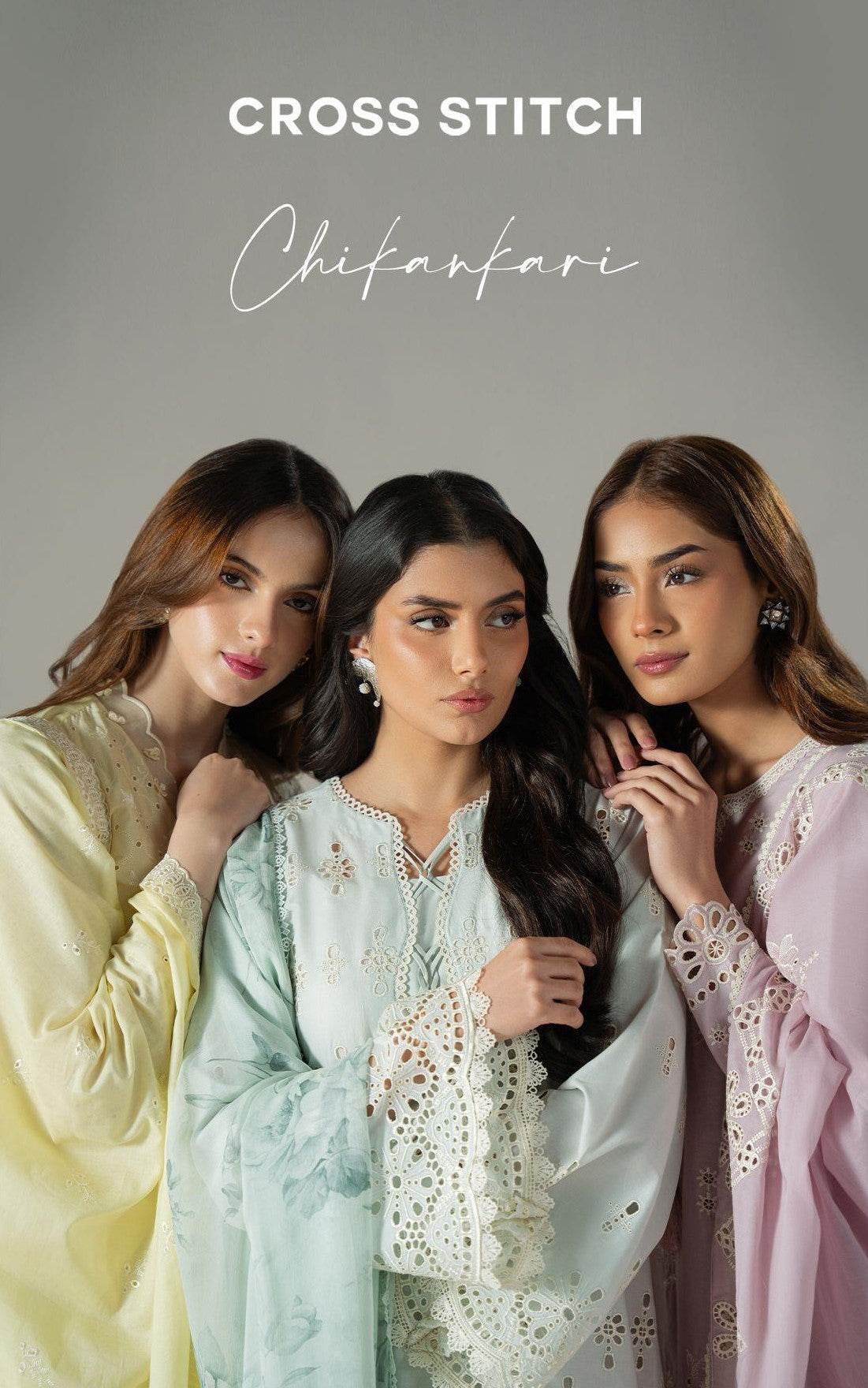 Cross Stitch Chikankari