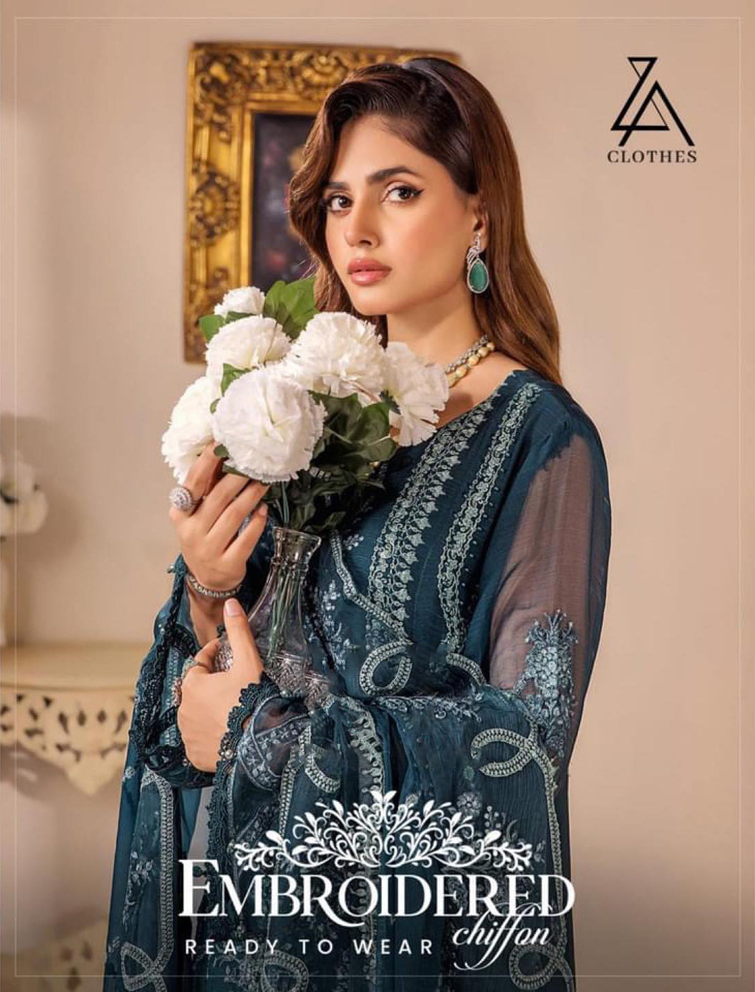 Embroidered Chiffon Ready To Wear