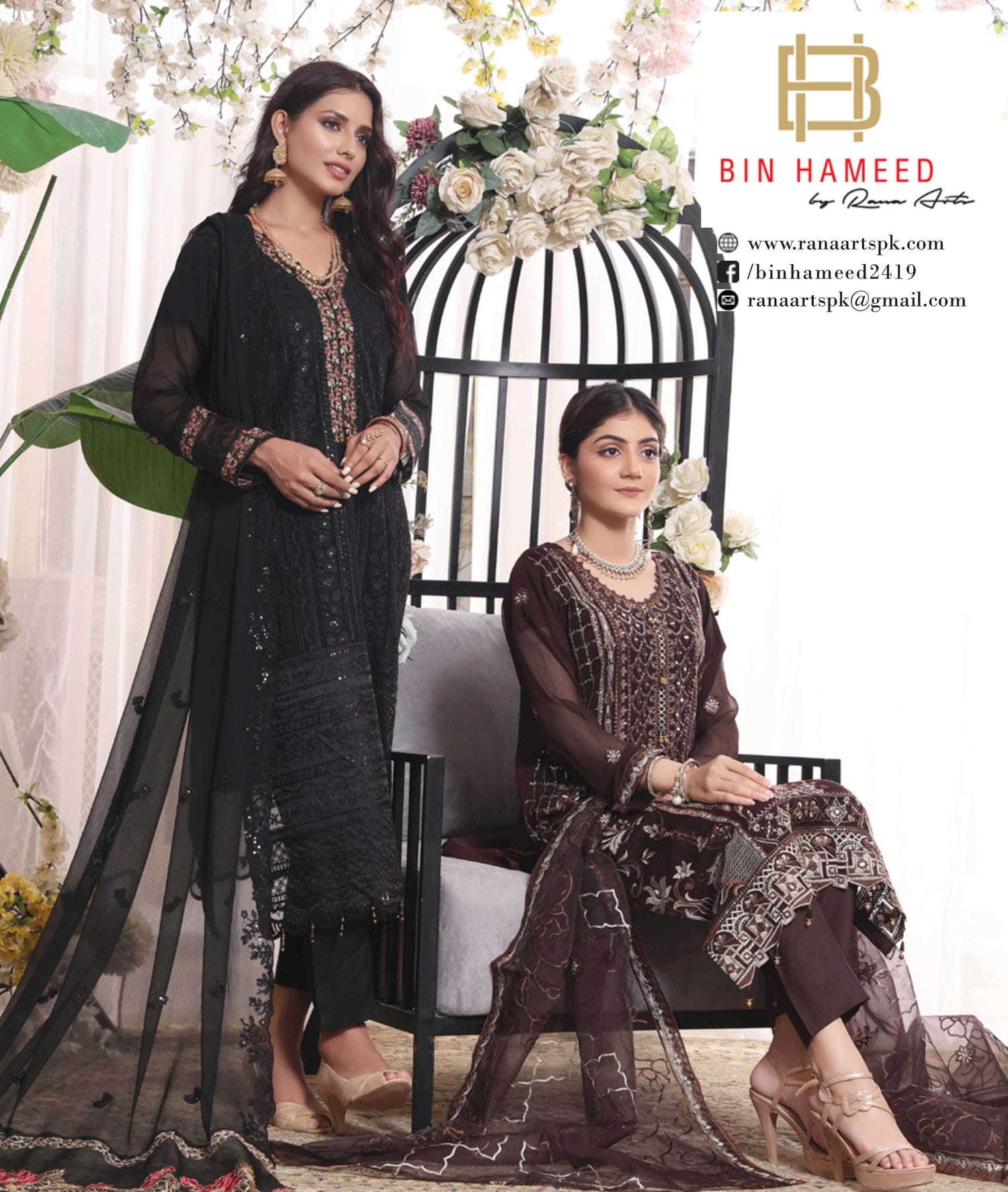 Rana Arts - Chiffon Semi Stitched 3pcs