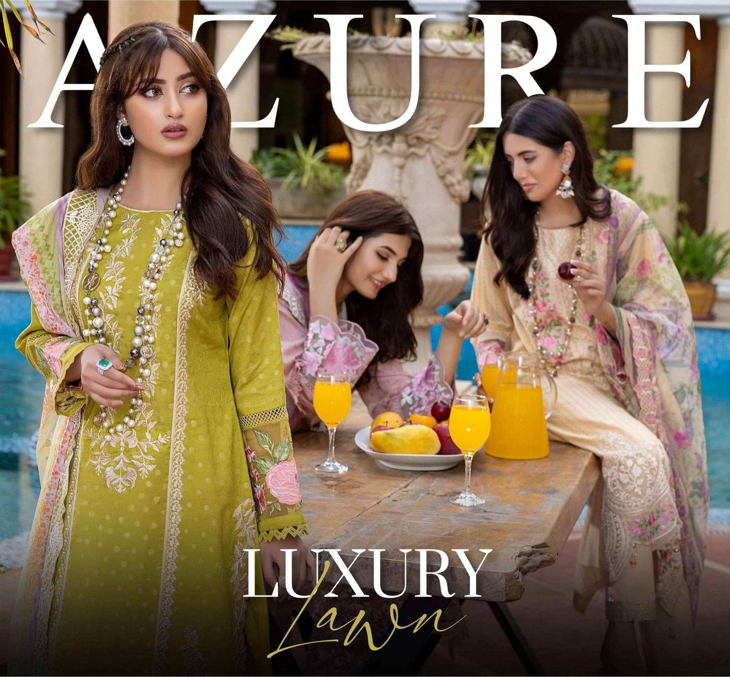 Azure Luxury Lawn 22