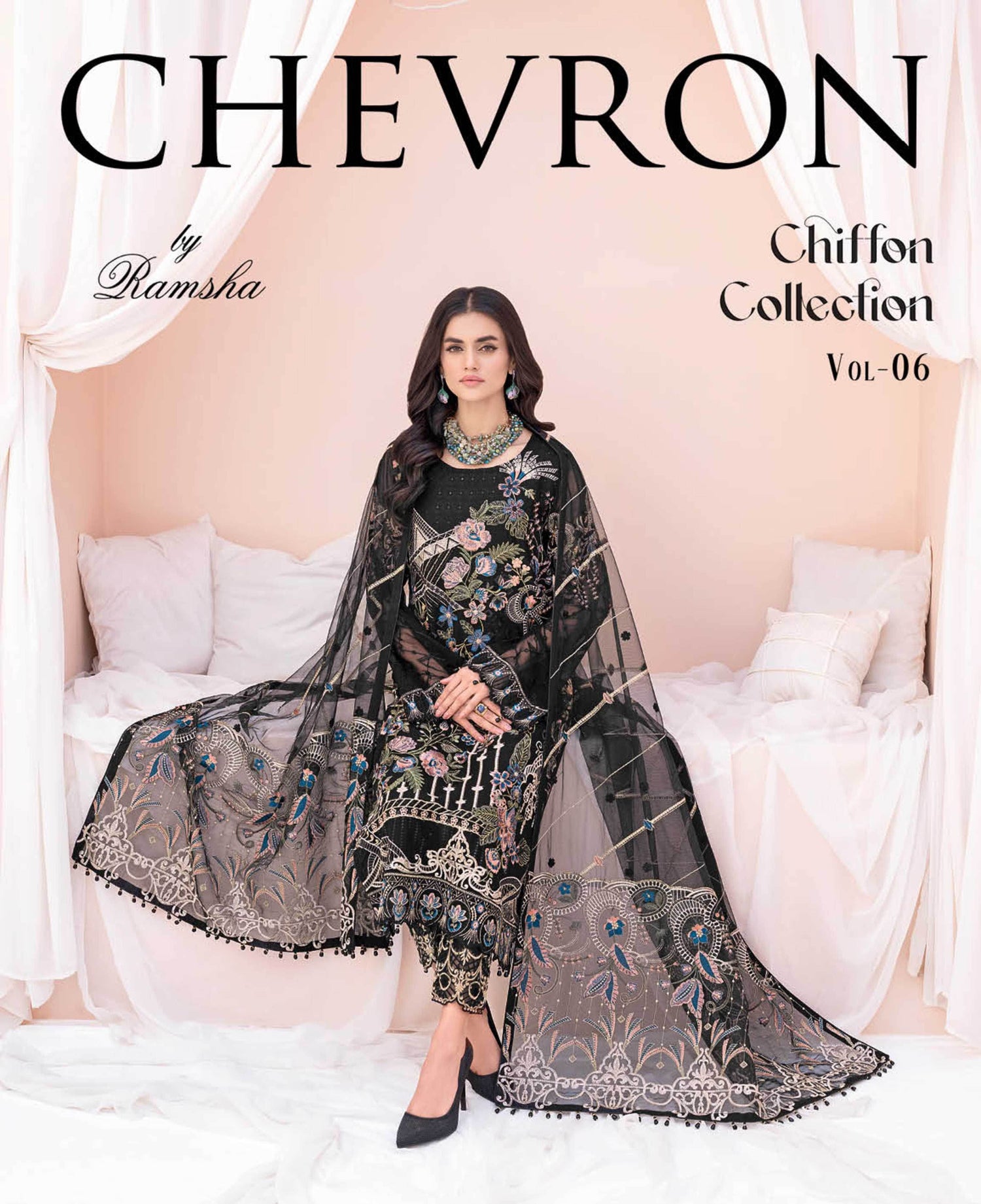 Ramsha Chevron Vol-6 Unstitched