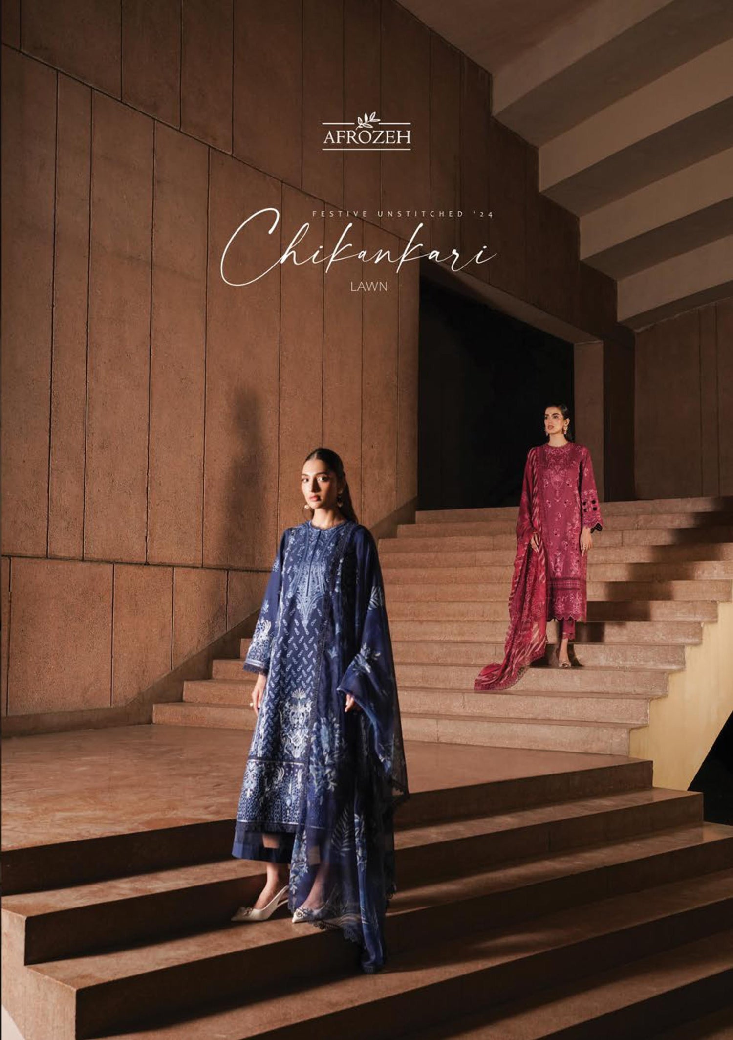 Afrozeh Festive Chikankari