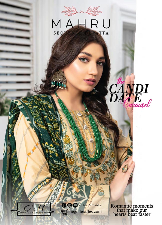 Mahru Sequence Lawn 3Pcs