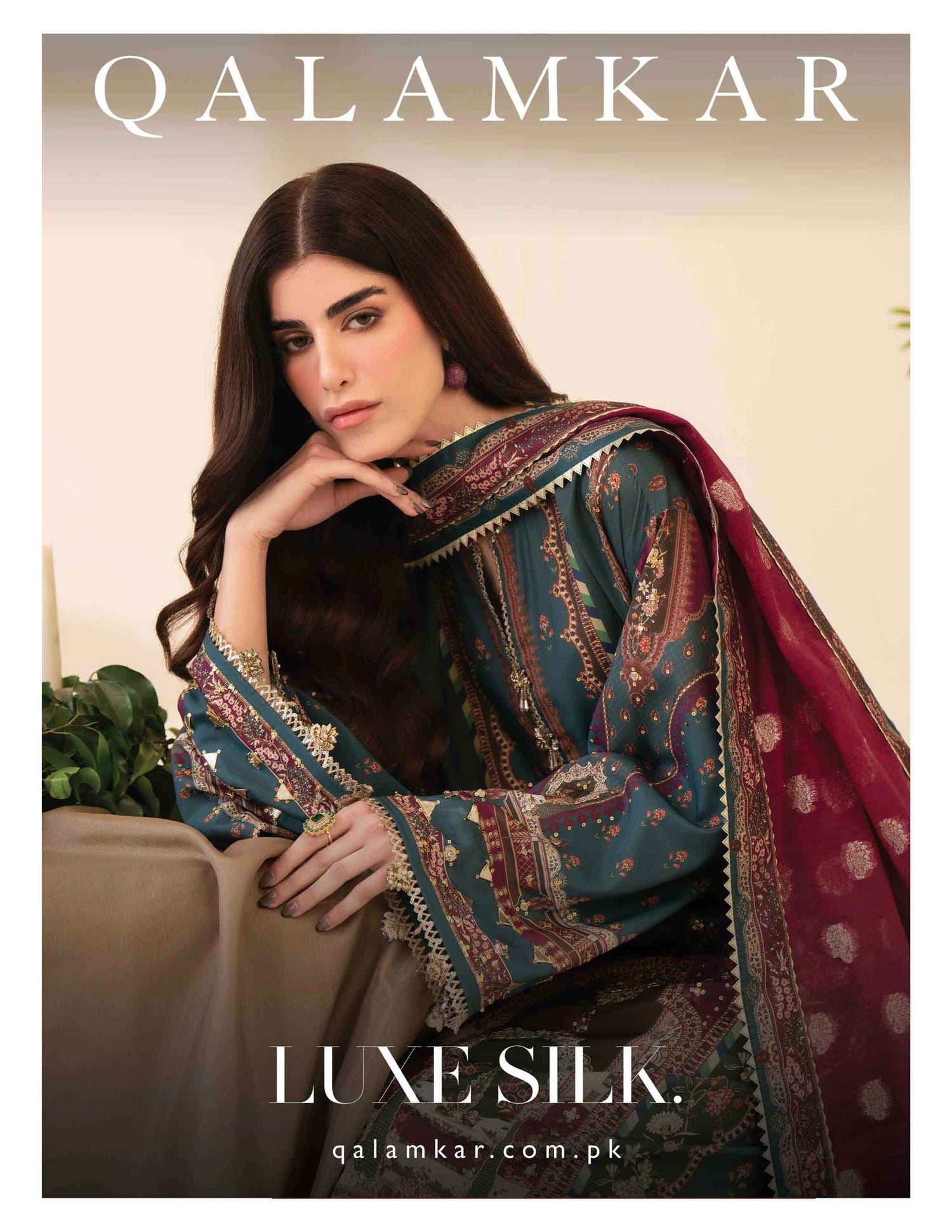 Qalamkar Luxe Silk