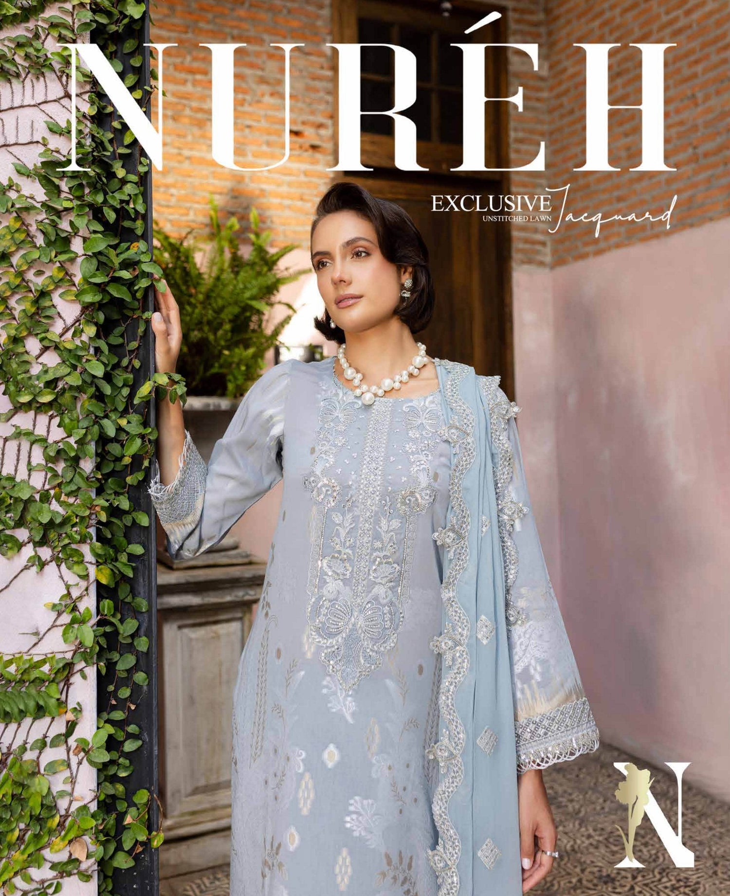 Nureh Exclusive Jaquard Lawn