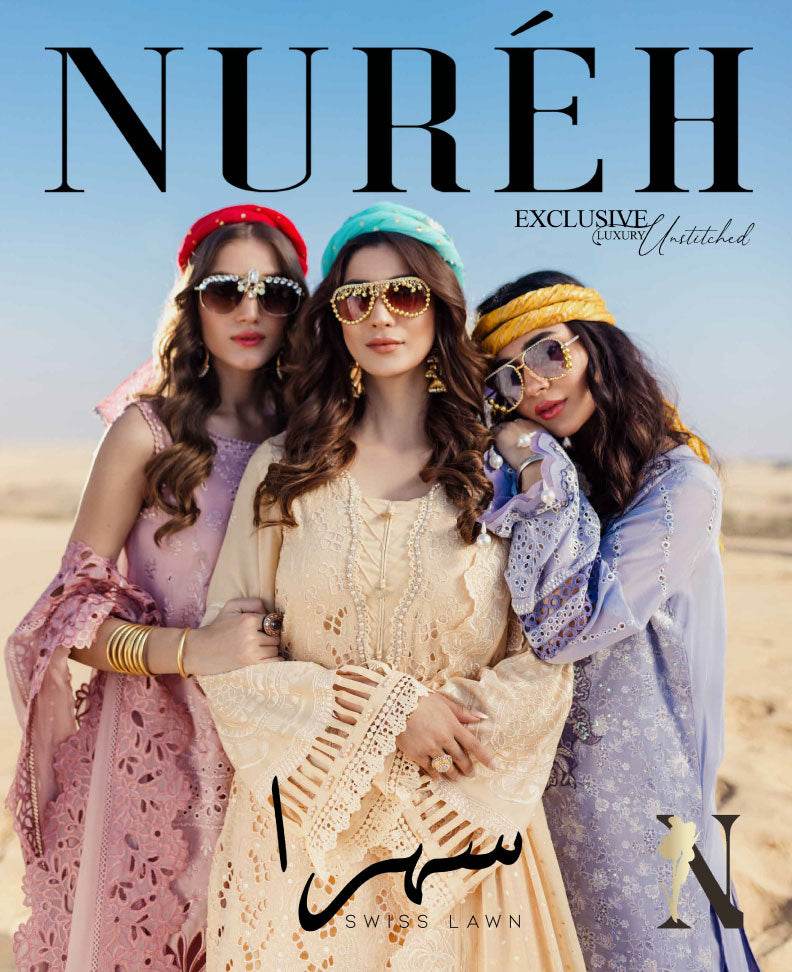 Nureh Sehra Swiss Lawn