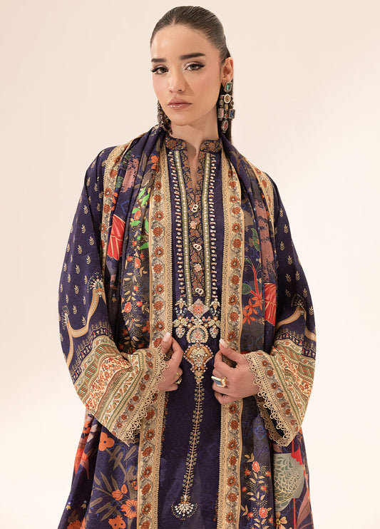 SUAY Eid Formals Unstitched Silk 3pcs