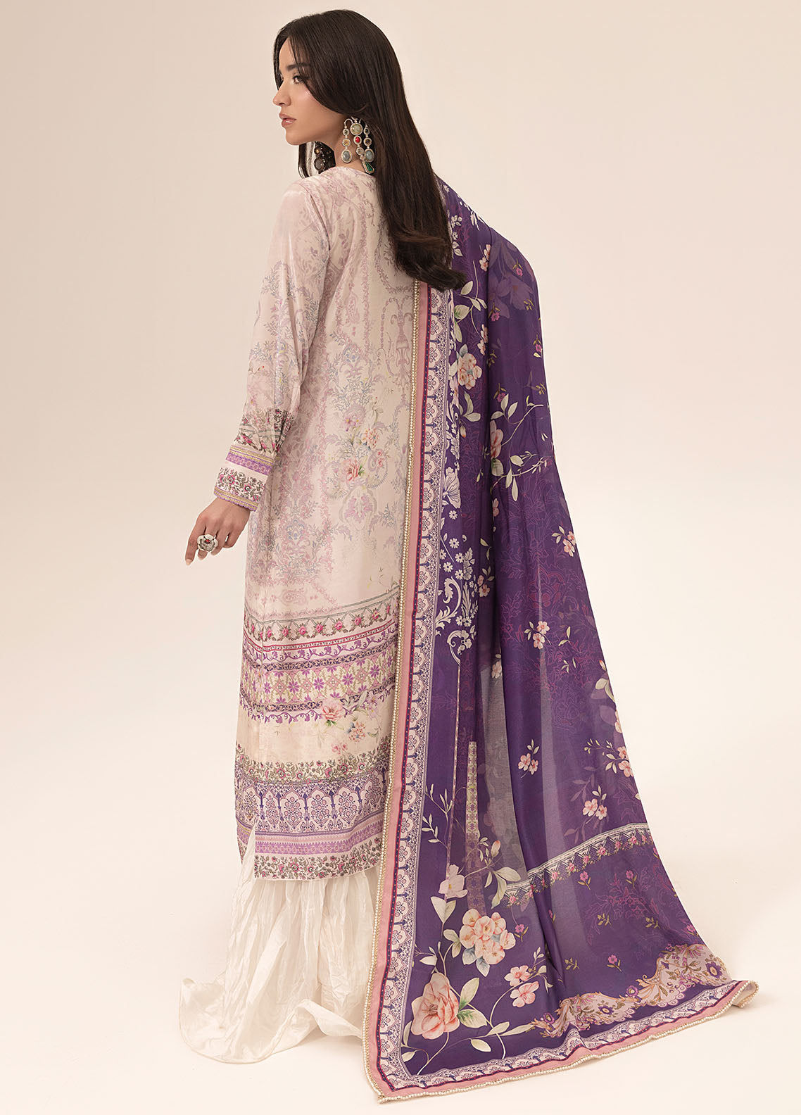 SUAY Eid Formals Unstitched Silk 3pcs
