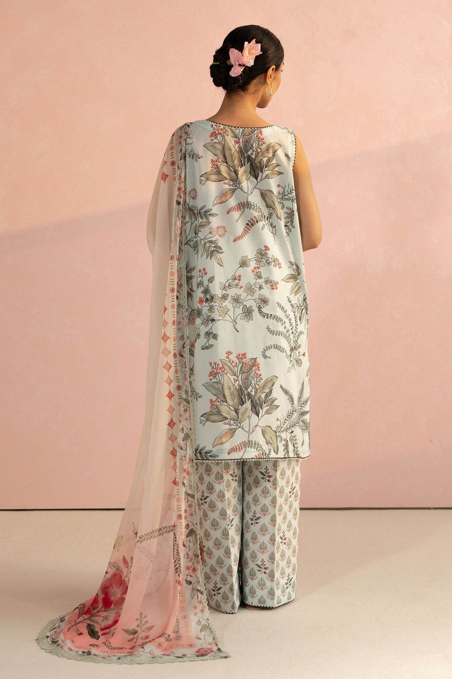Coco By Zara Shahjahan Digital Printed Lawn Unstitched 3pcs - Jotey