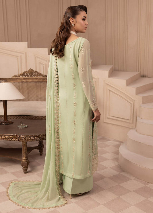 Sahane Elyssa Unstitched Festive Chiffon 3pcs - Jotey