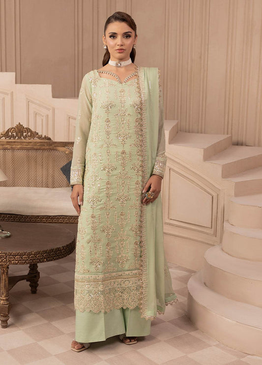 Sahane Elyssa Unstitched Festive Chiffon 3pcs - Jotey