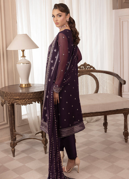 Sahane Elyssa Unstitched Festive Chiffon 3pcs