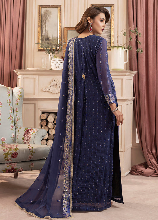 Sahane Elyssa Unstitched Festive Chiffon 3pcs