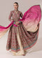 SUAY Eid Formals Unstitched Silk 3pcs - Jotey
