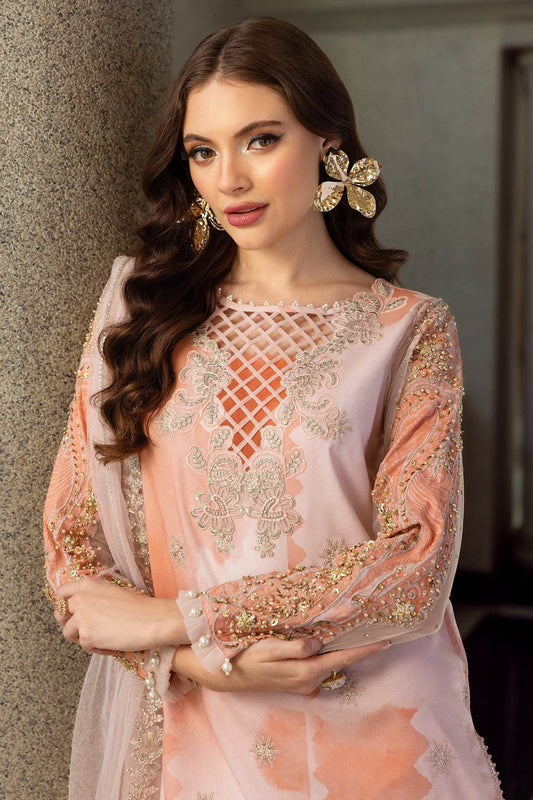 Charizma Festive Embroidered Unstitched Lawn 3pcs - Jotey