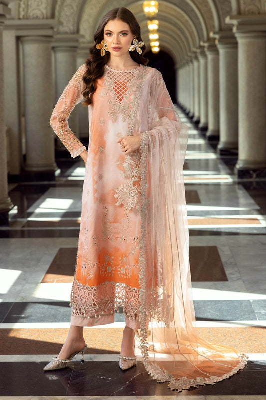 Charizma Festive Embroidered Unstitched Lawn 3pcs - Jotey
