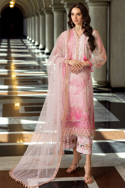Charizma Festive Embroidered Unstitched Lawn 3pcs