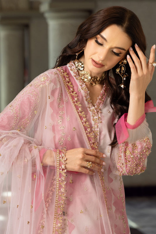 Charizma Festive Embroidered Unstitched Lawn 3pcs